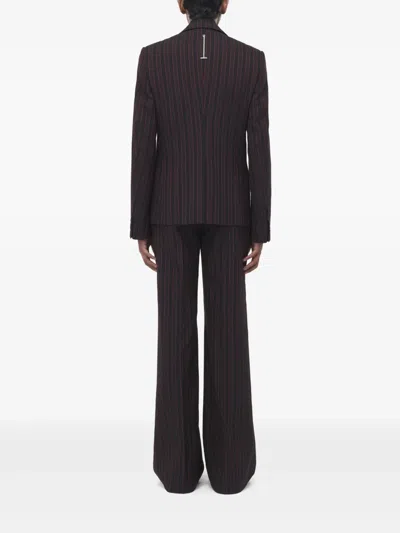 Alexander Mcqueen Shadow Stripe Blazer In Black