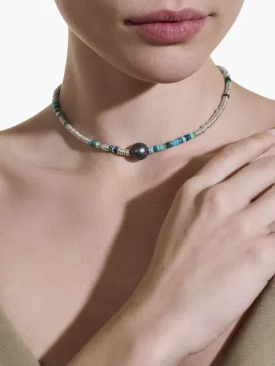 John Hardy Heishi Silver Neckla In Silver