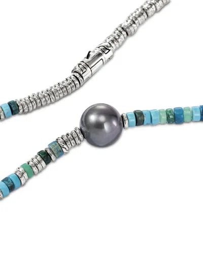 John Hardy Heishi Silver Neckla In Silver