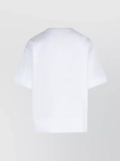 Max Mara Maser Short White Cotton T-shirt