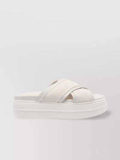 Hogan Cross Strap Platform Sandals