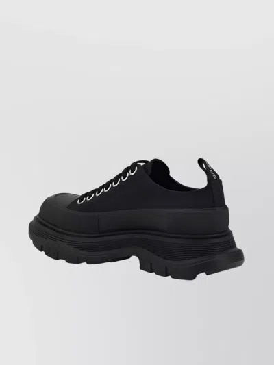Alexander Mcqueen Women Black Lace Up Sneakers, 6.5 Luxury Lace Ups & Dress Shoes For Women Darveys