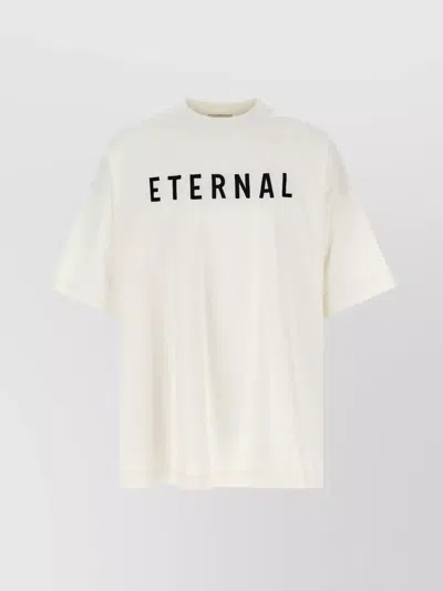 Fear Of God Eternal Crewneck T-shirt In Grey
