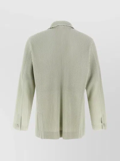 Issey Miyake Tailored Pleats 1 Blazer Green In Multi