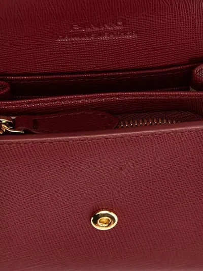 Pinko Flap Compact Textured Wallet