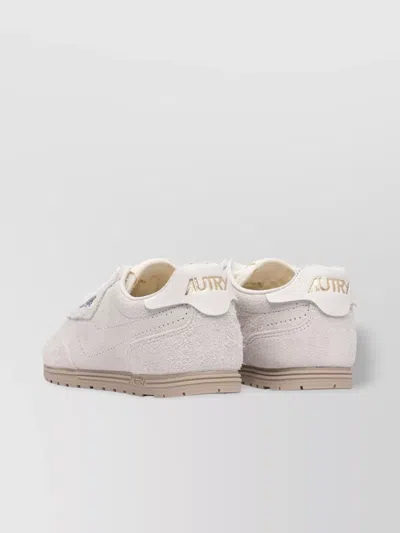 Autry Light Grey Suede Windspin Sneakers