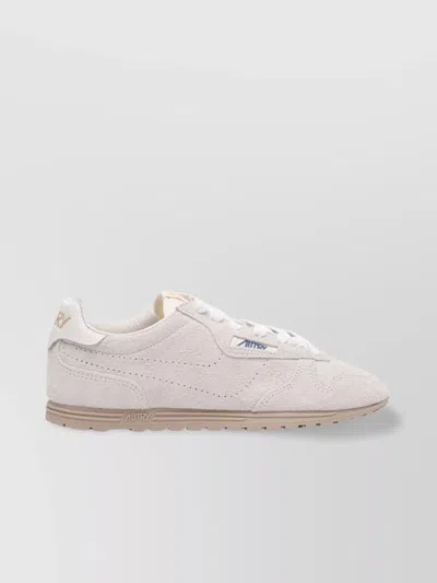 Autry Light Grey Suede Windspin Sneakers
