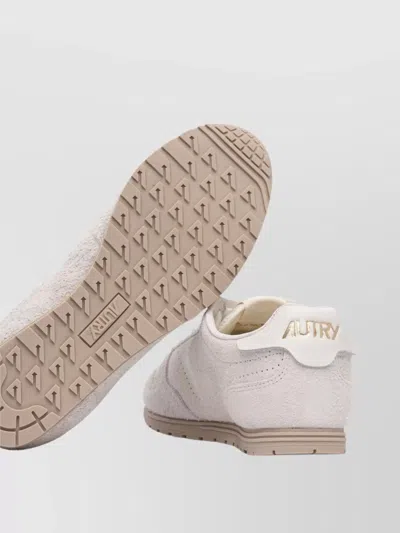 Autry Light Grey Suede Windspin Sneakers