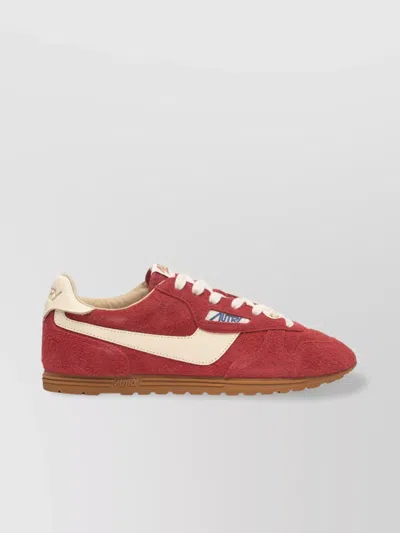 Autry Contrast Panel Slip-on Sneakers Suede