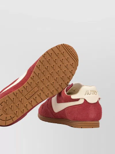 Autry Contrast Panel Slip-on Sneakers Suede