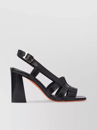 Santoni Toe Strap Sandals Buckle Detail