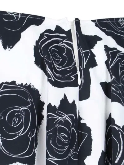 Marni 'luna' Multicolor Skirt With All-over Floral Print