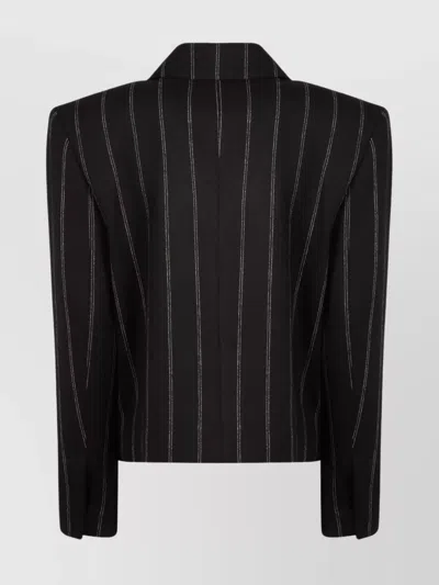 The Mannei Bert Striped Double Breasted Blazer