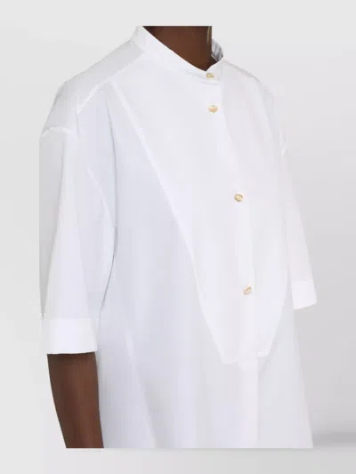Jil Sander Cotton Shirtdress In White