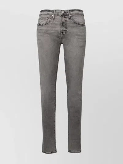 Frame Solano 5-pocket Slim Fit Jeans In Gray