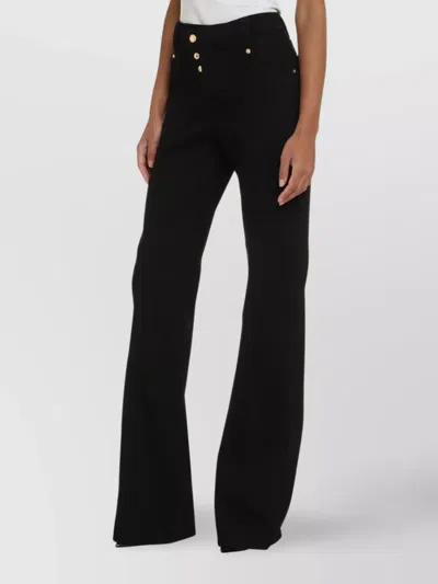 Tom Ford High-rise Straight-leg Jeans In Black