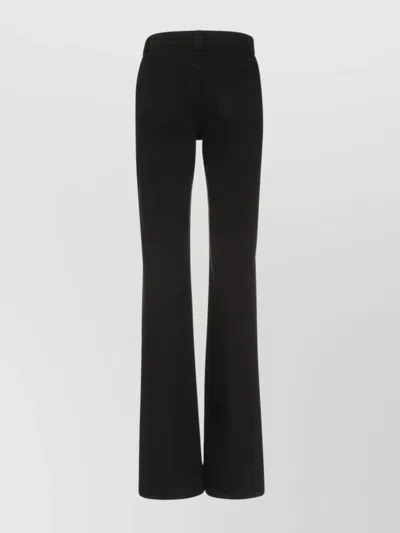 Tom Ford High-rise Straight-leg Jeans In Black