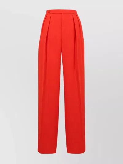 Aspesi Trousers High-waisted Wide-leg Pleated Design