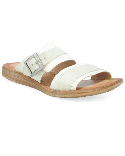 Miz Mooz Florra Leather & Suede Sandal In White