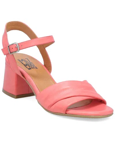 Miz Mooz Bela Leather Sandal In Pink