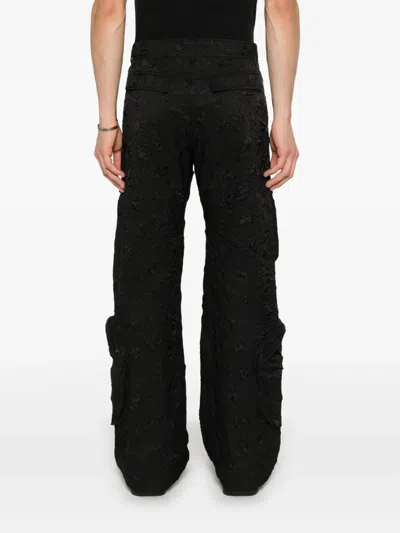 Heliot Emil Black Ventifact Cargo Pants In Black