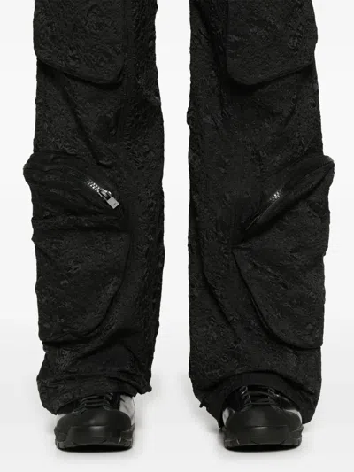 Heliot Emil Black Ventifact Cargo Pants In Black