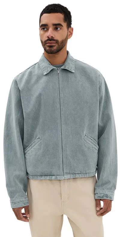 Asher Zed Zip Jacket Ocean In Ocean
