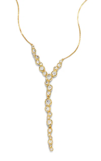 Alexis Bittar Asterales Cascading Necklace In Gold