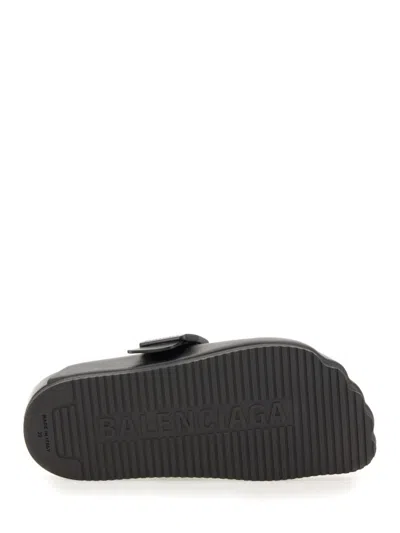Balenciaga Sunday Slides In Black