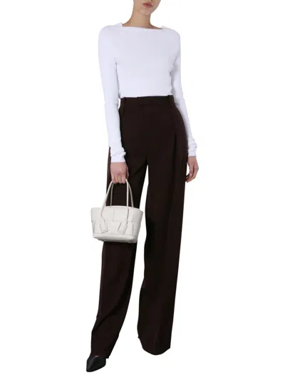 Bottega Veneta Long Sleeve Sweater In White