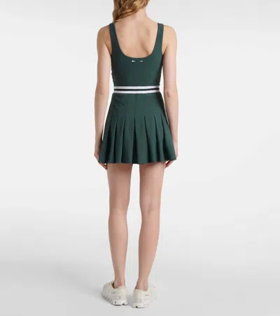 The Upside Peached Lucette Tennis Dress In Green In Multi