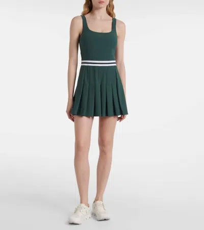 The Upside Peached Lucette Tennis Dress In Green In Multi