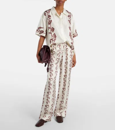 MONTAUK真丝斜纹布衬衫