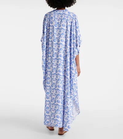 Melissa Odabash Vanessa Printed Kaftan In Blue