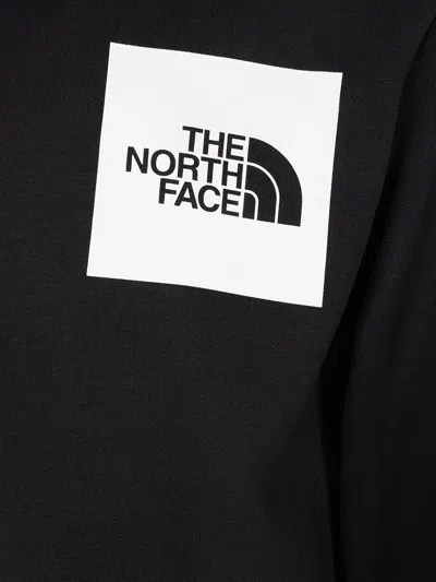 The North Face Logoed Hoodie In Black