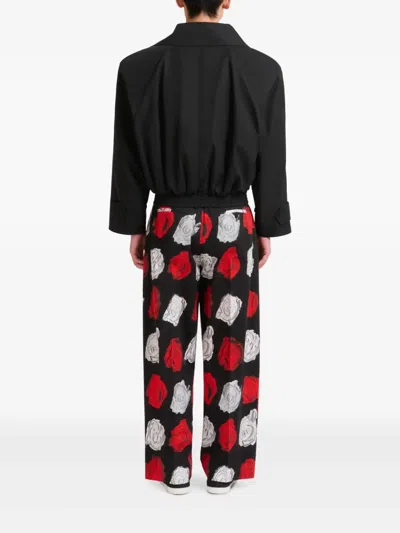 Marni Double-breasted Jacket In Black
