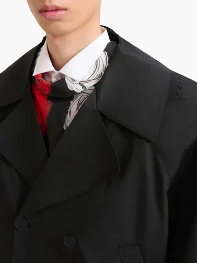 Marni Double-breasted Jacket In Black