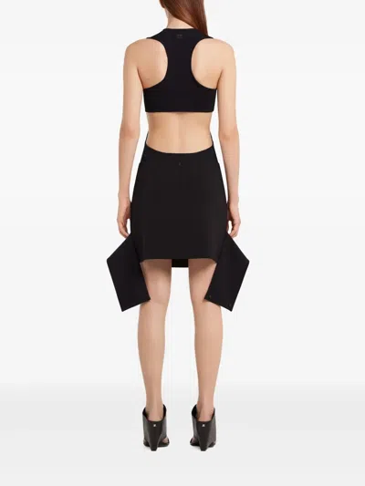 Courrèges Infinity Bodysuit In Black