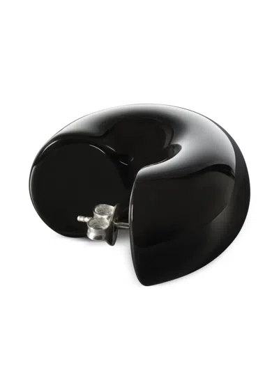 Courrèges Infinity Earrings In Black