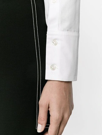 Shop Creatures Of The Wind Buttoned Sleeve Shirt In White