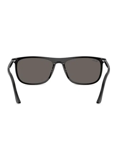 Ray Ban Rectangle-frame Sunglasses In Black