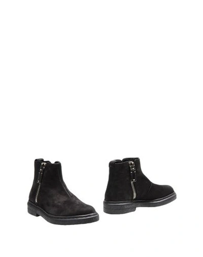 Emporio Armani Boots In Black