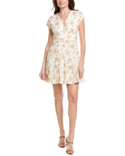 Taylor Eyelet Mini Dress In White