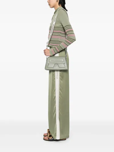 Karl Lagerfeld Ikon K Crossbody Bag In Grün
