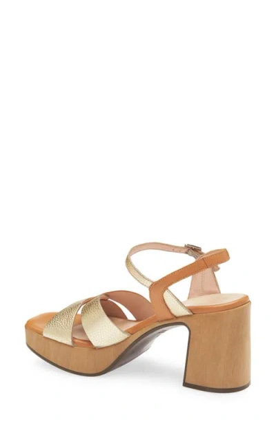 Wonders Soraya Colorblock Platform Sandal In Multi