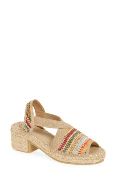 Toni Pons Delmi-ma Espadrille Sandal In Beige