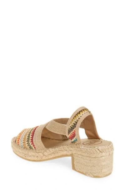 Toni Pons Delmi-ma Espadrille Sandal In Beige