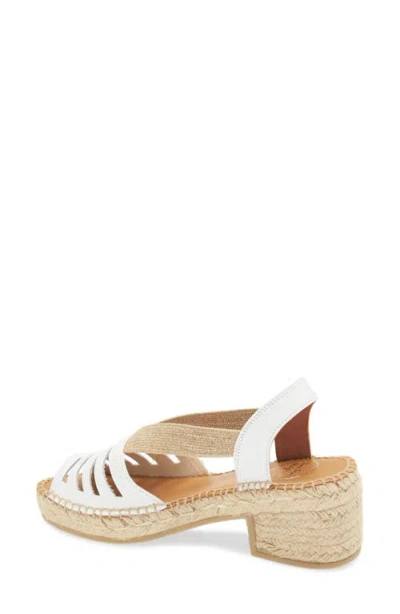 Toni Pons Dima Espadrille Sandal In Blanc