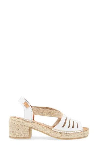 Toni Pons Dima Espadrille Sandal In Blanc