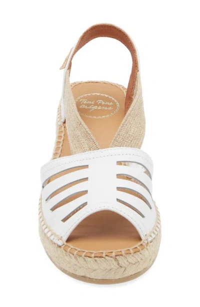 Toni Pons Dima Espadrille Sandal In Blanc
